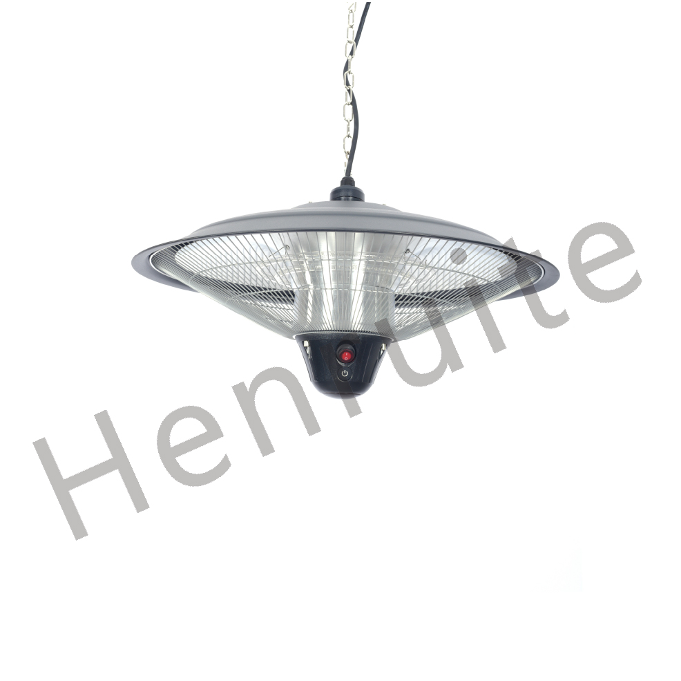 Distance between patio heater and ceiling